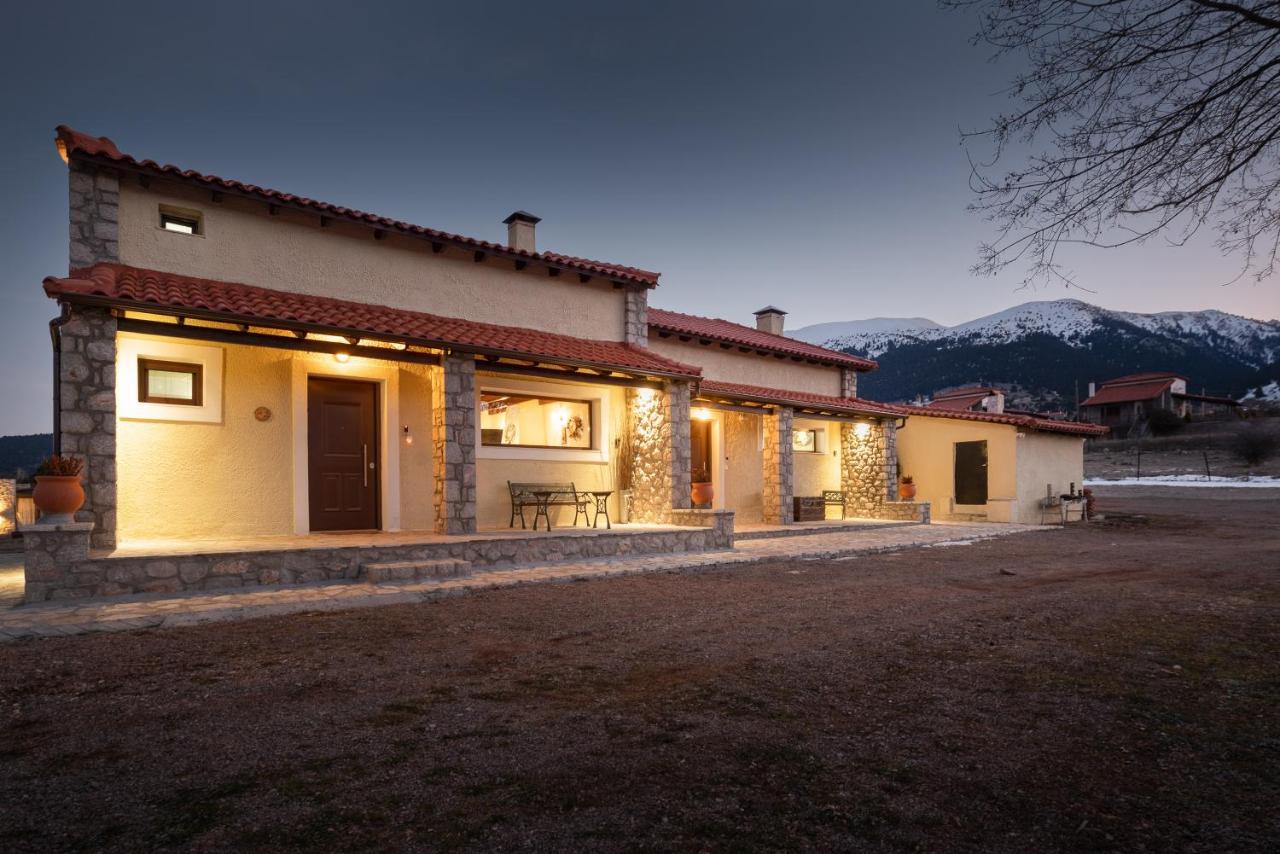 Chalet Renata 2 Livadi Arachovas Kalivia  Bagian luar foto